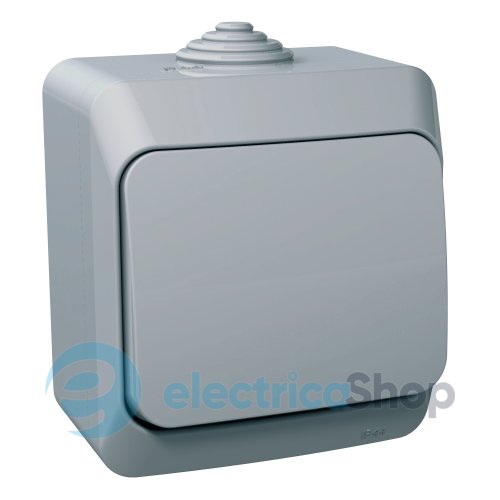 Выключатель 1-кл. наружный монтаж IP44 Cedar Plus Schneider Electric серый
