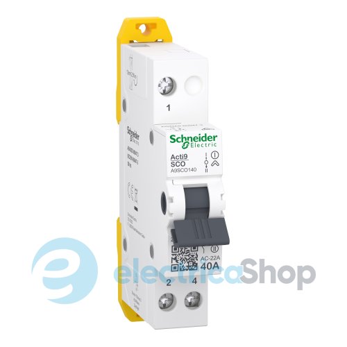 Переключатель 3-х позиционный (I-0-II) iSSW Acti9, 1-п., 40 A, 230/240V, Schneider Electric A9SCO140