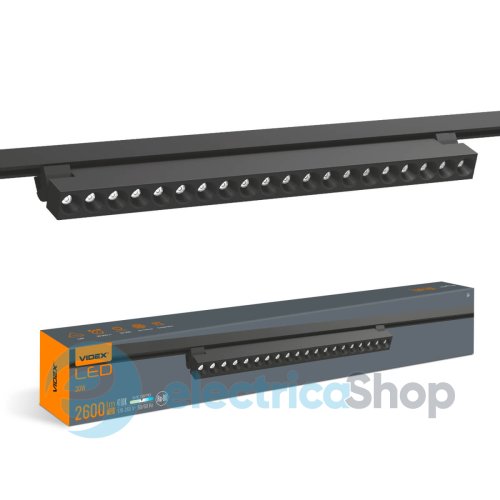 Трековий світильник VIDEX LED VL-TR06-304B 30W 4100K (28198)