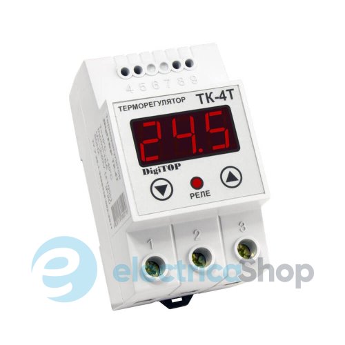 Терморегулятор ТК-4T DigiTOP +5 ... +40 ° С, DIN, 230V / 16А