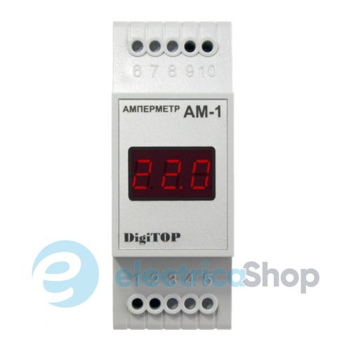 Амперметр АМ-1 DigiTOP 1ф. 1А ... 63А, DIN