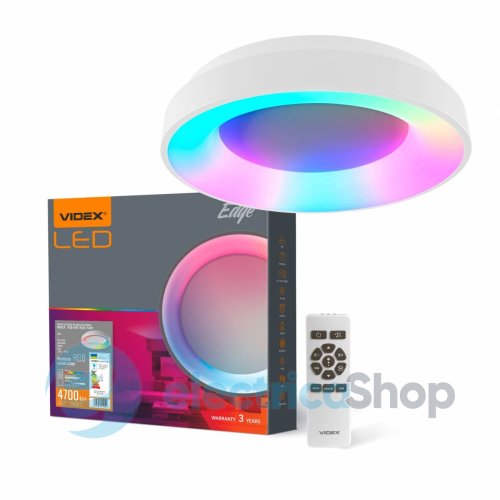 Стельовий світильник VIDEX LED EDGE-RC-72W-WHITE (VLE-ERC-RGB-72W) 28125