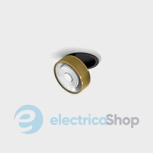 Встраиваемый светильник LTX SOL IN MINI 3000К 7W (01.7526.7.930.BK+SOL M RING GRAIN BRASS)
