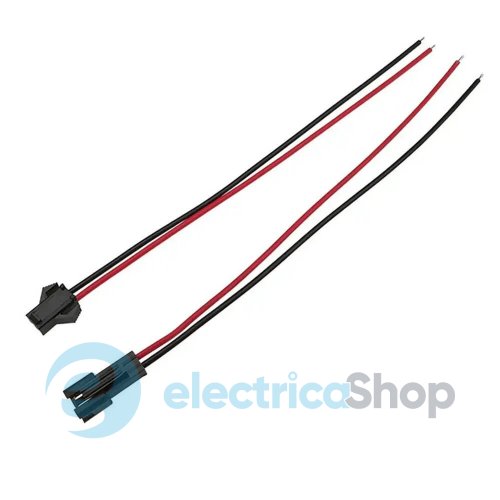 Коннектор BIOM SC-28-2-MF-BR 2 pin (комплект"мама"-провод+"папа"-провод) ч/к