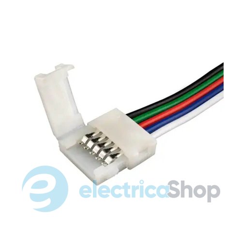 Конектор для світлодіодних стрічок BIOM SC-21-SW-12-5 10mm RGBW joint wire (провід-затискач)