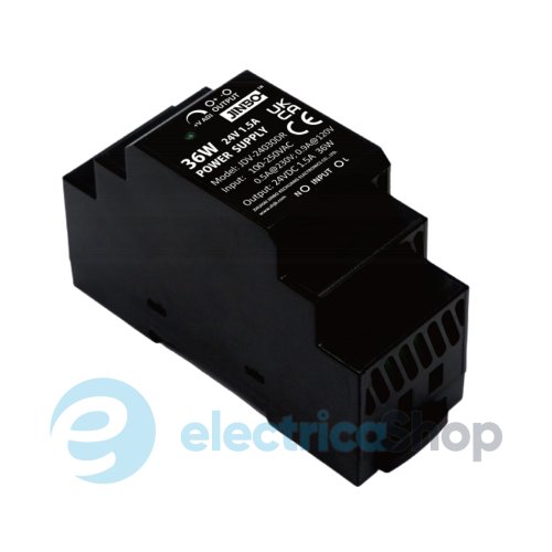 Блок питания на DIN рейке 24V/DC 36W (230V~) Jinbo JDV-24030DR (19740)