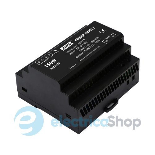 Блок живлення на DIN рейке 24V/DC 150W (230V~) Jinbo JDV-24150DR (19571)