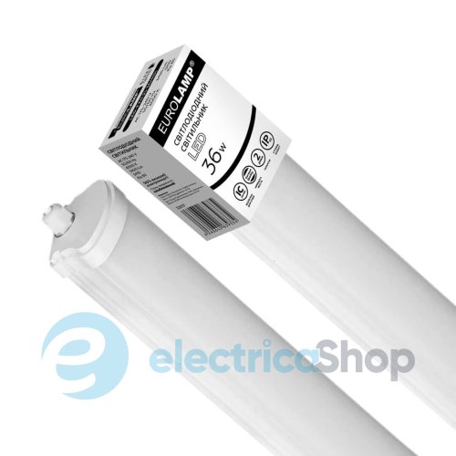 LED-світильник лінійний квадратний EUROLAMP S IP65 36W 4000K (LED-FX(1.2)-36/4(S)