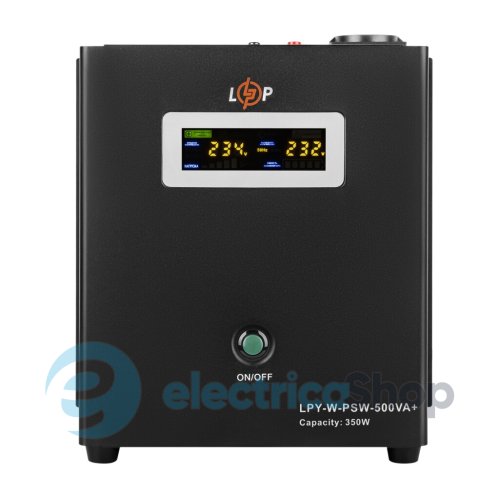 ИБП с правильной синусоидой 12V Logic Power LPY-W-PSW-500VA +(350Вт)5A/10A