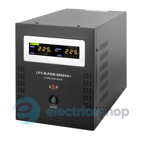ИБП Logic Power с правильной синусоидой 48V LPY-B-PSW-6000VA+(4200Вт)10A/20A