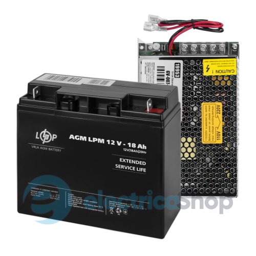 Блок безперебійного живлення GreenVison з АКБ GV-007-UPS-A-1203-8A-18Ah Logic Power