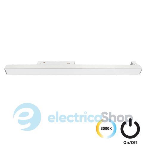 Магнитный трековый светильник Viokef Magnetic Linear (ON-OFF) L:600 3000K 4244304S