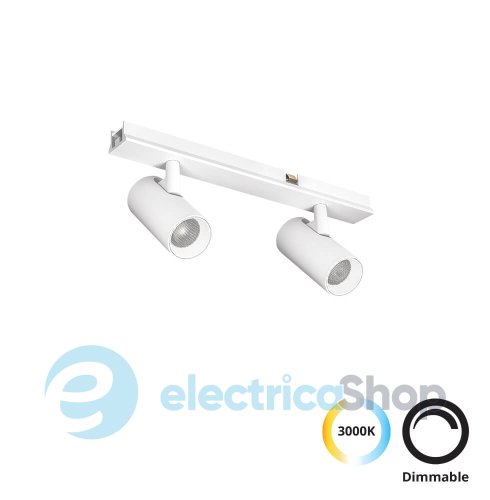 Магнітний трековий світильник Viokef Magnetic Slim Double Track Spot 4288701