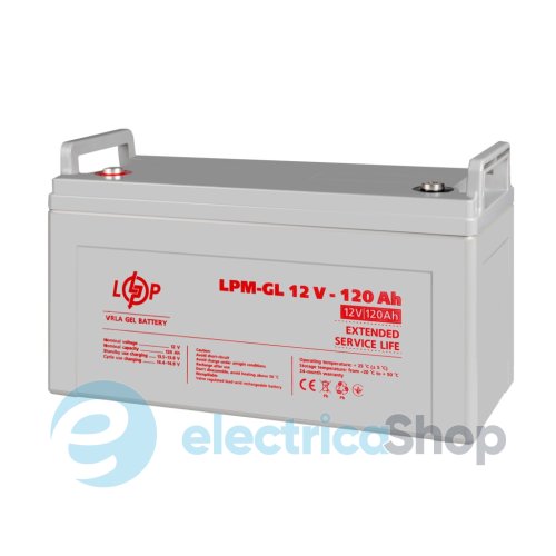 Акумулятор гелевий LPM-GL 12V - 120 Ah