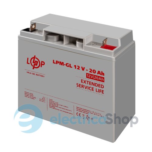 Акумулятор гелевий LPM-GL 12V - 20 Ah