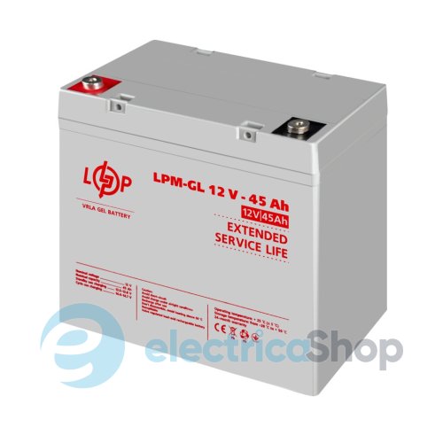 Акумулятор гелевий LPM-GL 12V - 45 Ah
