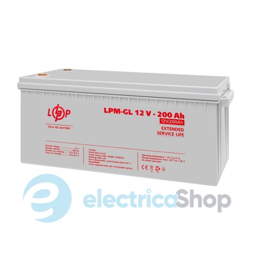 Акумулятор гелевий LPM-GL 12V - 200 Ah
