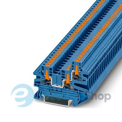 Прохідна клема, DIN, PTV 2,5-TWIN BU Phoenix Contact 1078971
