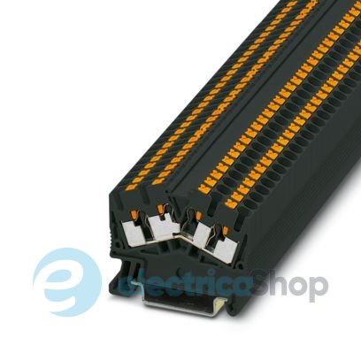 Проходная клемма, DIN, PTS 2,5-QUATTRO BK Phoenix Contact 1094477