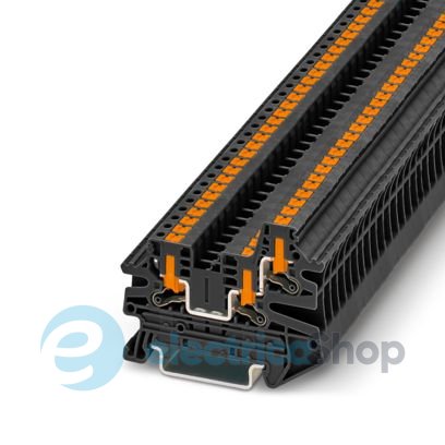 Прохідна клема, DIN, PTV 2,5-TWIN BK Phoenix Contact 1291495