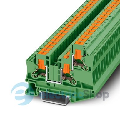 Проходная клемма, DIN, PTV 6-TWIN GN Phoenix Contact 1291919