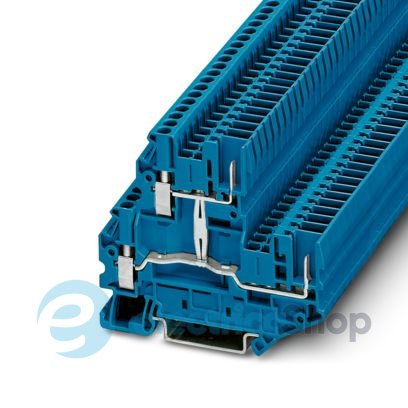 Проходная клемма, DIN, UTTB 2,5/2P-PV BU Phoenix Contact 3060487