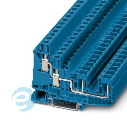 Прохідна клема, DIN, UT 6-QUATTRO/2P BU Phoenix Contact 3060571