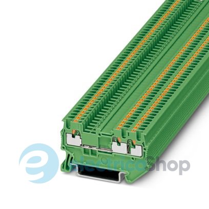 Прохідна клема, DIN, PT 1,5/S-TWIN GN Phoenix Contact 3208160