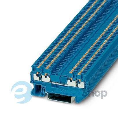 Прохідна клема, DIN, PT 1,5/S-QUATTRO BU Phoenix Contact 3208208