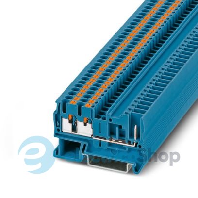 Проходная клемма, DIN, PT 2,5-TWIN/1P BU Phoenix Contact 3209646