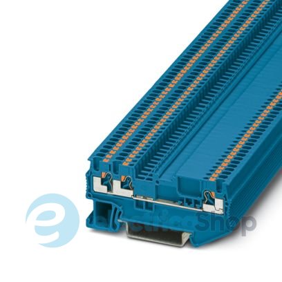 Проходная клемма, DIN, PT 1,5/S-TWIN-MTD BU Phoenix Contact 3210319