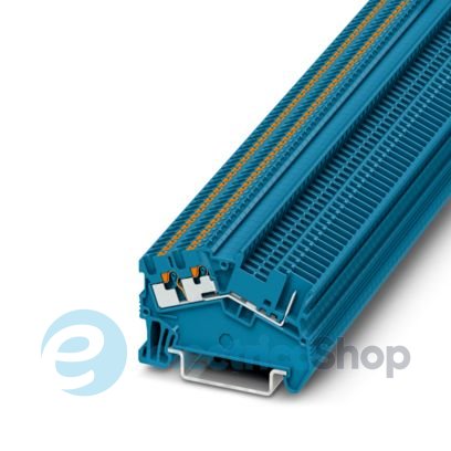 Проходная клемма, DIN, PTS 1,5/S-TWIN/1P BU Phoenix Contact 3214712