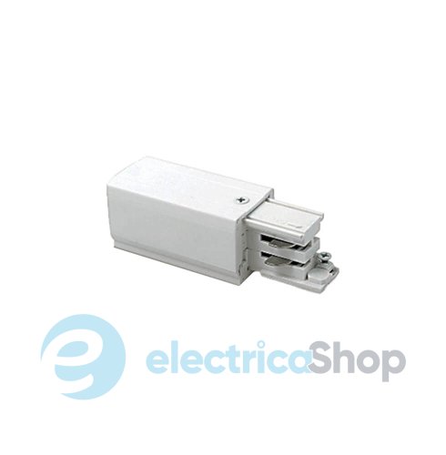 Ввід живлення Viokef Trackline Track Power Feed White 02/0008