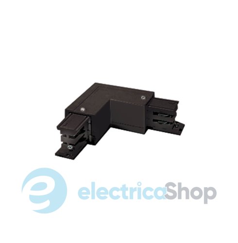 Конектор L-подібний Viokef Trackline Electrical Connector L Black 02/0012