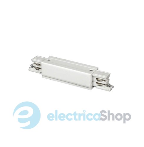 Конектор Viokef Trackline Power Feed Middle Electrical Connector White 02/0018