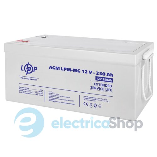 Акумулятор мультигелевий LPM-MG 12V - 250 Ah