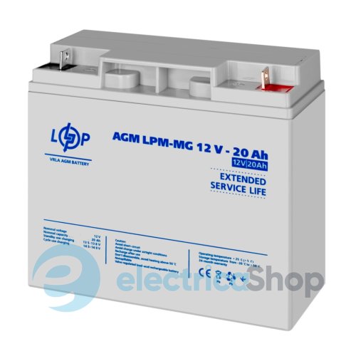 Акумулятор мультигелевий LPM-MG 12V - 20 Ah