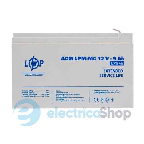 Акумулятор мультигелевий LPM-MG 12V - 9 Ah
