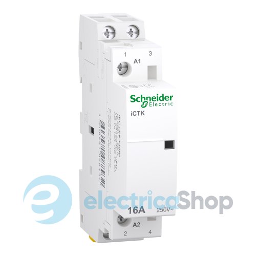 Контактор 16A/250V, 2НО, катушка управления 230-240V/AC, DIN, Acti9 iCTK, SE A9C40216
