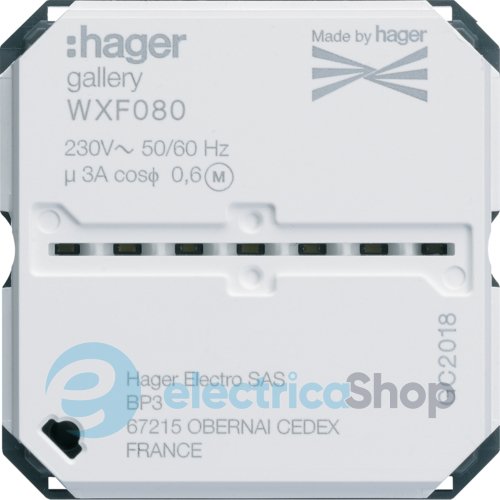 Механізм вимикача для жалюзі Bluetooth, Lumina/Gallery, Hager WXF080