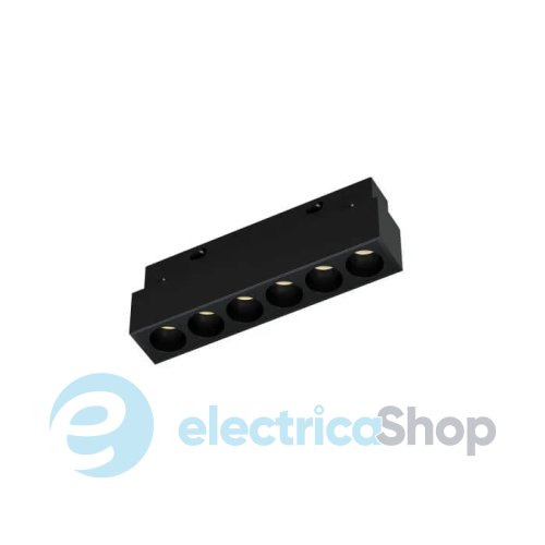 Магнітний трековий світильник Lumineka DOTS 120mm 6W 510Lm 3000K MONO-DT-120-3K-BK