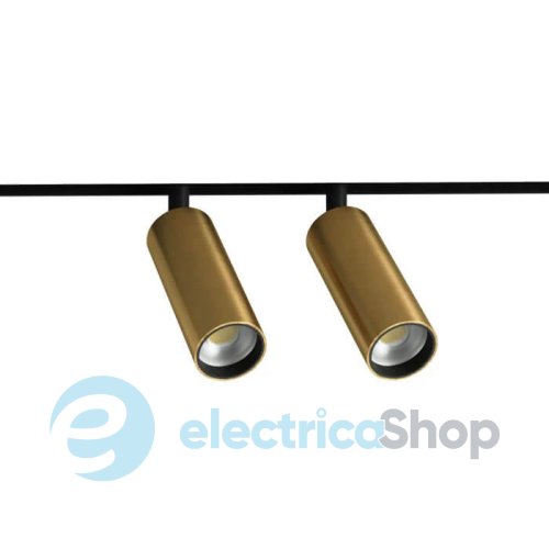 Магнитный трековый светильник Lumineka TUBE 34mm 16W 1280Lm 4000K MONO-DTB-34-4K-GD