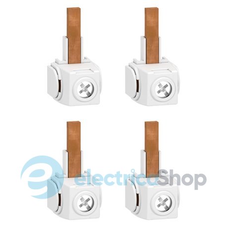 Набор из 4-х соединителей для гребенчатых шин 1P+N Schneider Electric Acti9 A9XPC604