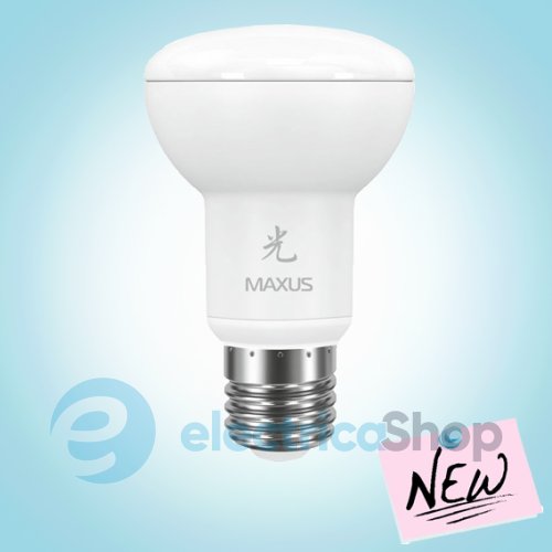 Лампа светодиодная MAXUS LED R63 7W 5000K 220V E27 AL (1-LED-450)