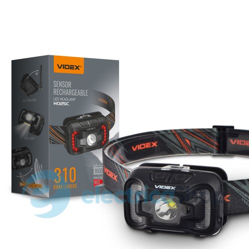 Налобний світлодіодний ліхтарик VIDEX VLF-H025C 310Lm 5000K (26572)