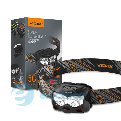 Налобний світлодіодний ліхтарик VIDEX VLF-H055D 500Lm 5000K