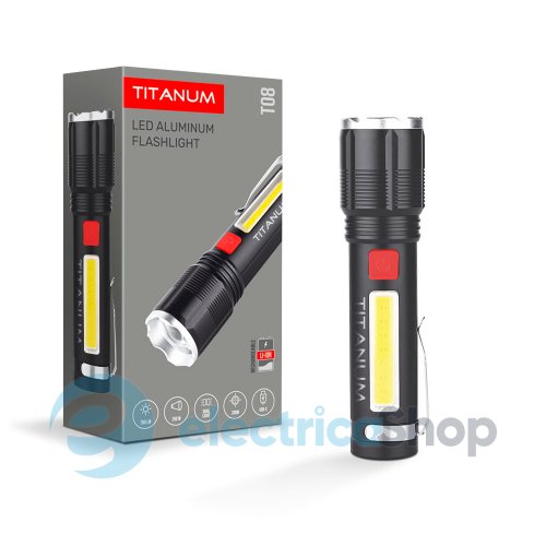 Портативний світлодіодний ліхтарик TITANUM TLF-T08 700Lm 6500K (27323)