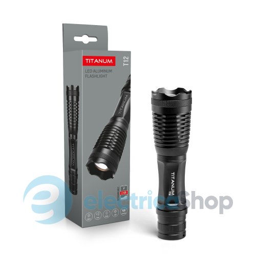 Портативный светодиодный фонарик TITANUM TLF-T12 350Lm 5000K Black