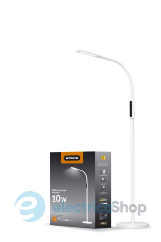 LED торшер напольный трансформер VIDEX VL-TF0701W 10W 3000-5500K белый