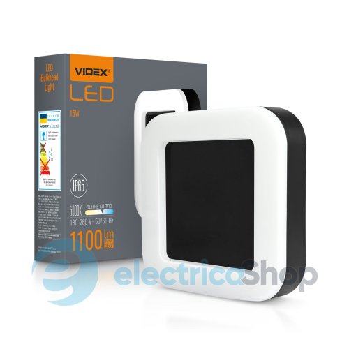 Уличный светильник VIDEX ART IP65 15W 5000K Black VL-BHFS-155B